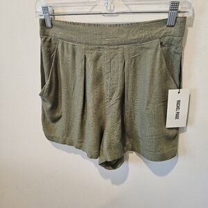 Rachael Paige NWT Women's Rayon Linen Blend Pull-on Shorts, Small